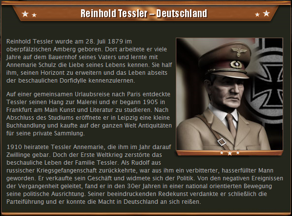 War Leaders : Reinhold Tessler
