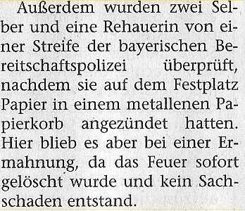 Zeitungsbericht
