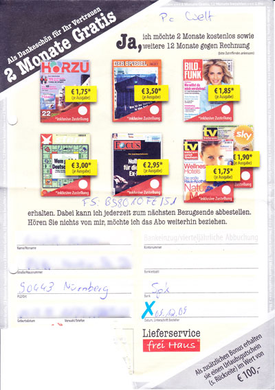 Nicht-Vertrag Nicht-Vertrag
